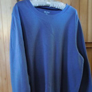 Tek Gear Wm's Pullover Sweatshirt Long Sleeve Thumbholes Light Blue Size 2XL/XXL